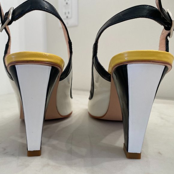 Womans, Portia brand, 9 Medium, sling back, open toe, high heel, shoes - Picture 5 of 12